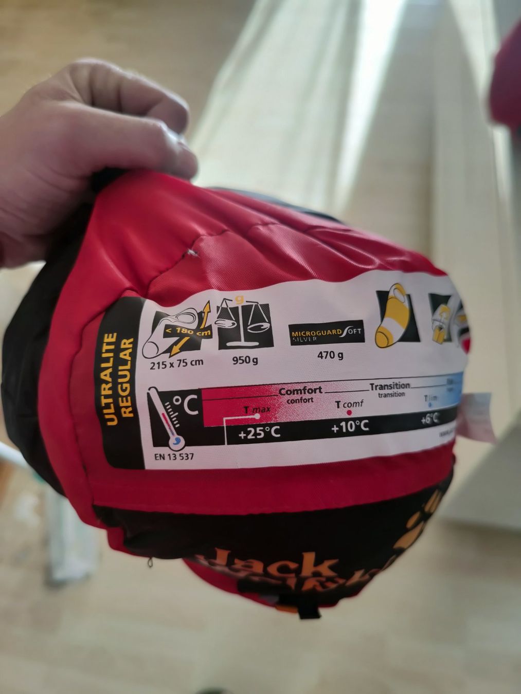 Sacchi a pelo: Schlafsack Jack Wolfskin Ultralite Regular – Nuovo e nell'imballaggio originale da Alpnach Dorf venduto da Rrducati 2