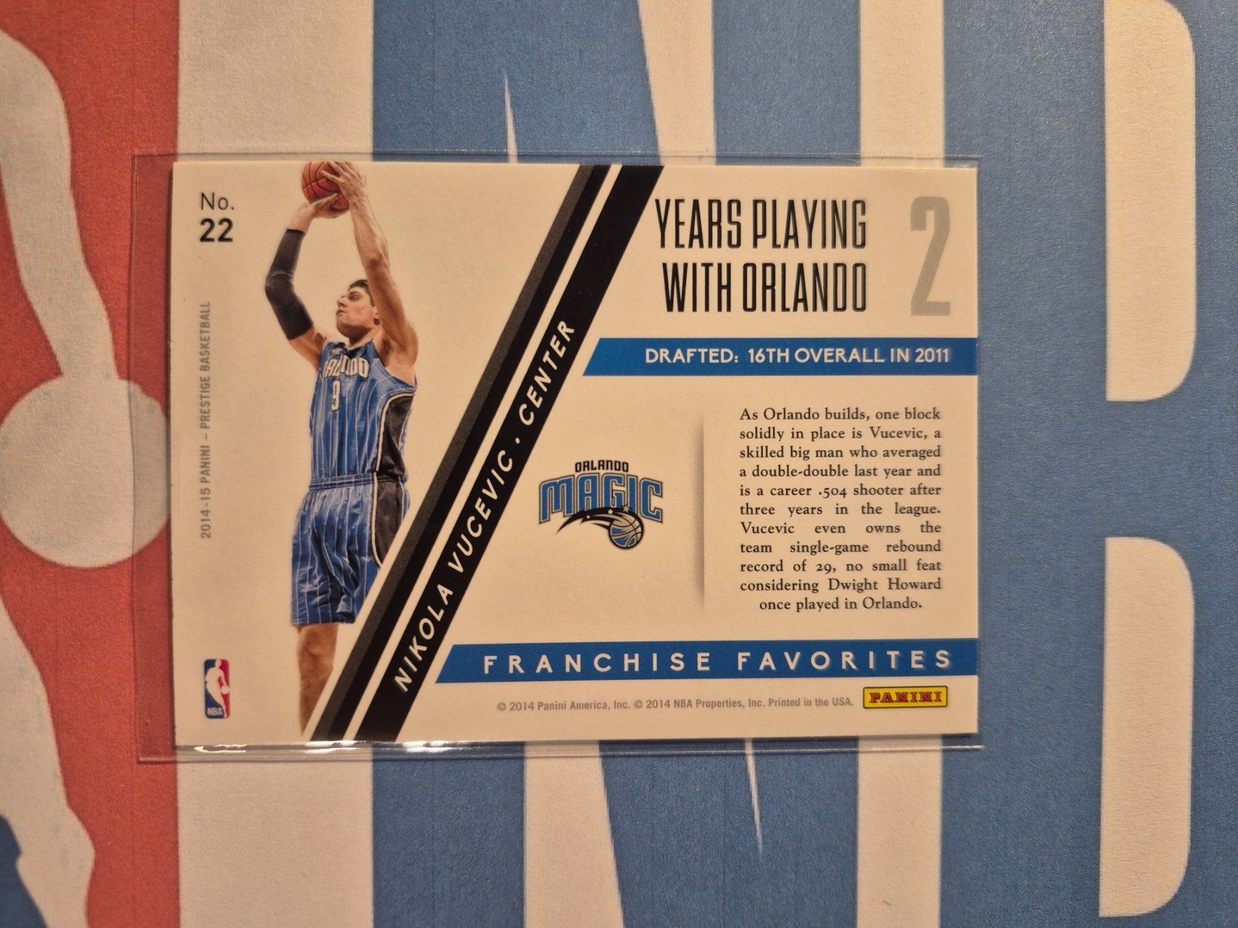Panini Carte collezionabili: NBA Nikola Vucevic Orlando Magic – Usato da Treiten venduto da Sauber73 1