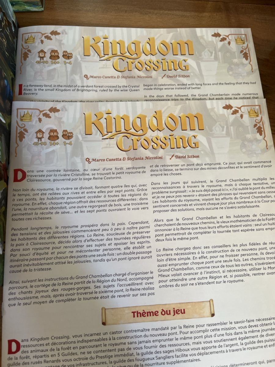 Giochi: Kingdom crossing – Nuovo (secondo la descrizione) da Genève venduto da Majikamu 3