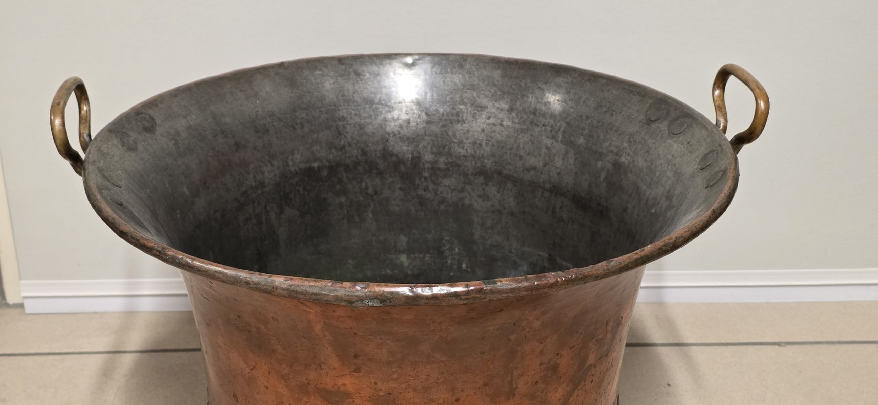Töpfe: Antiker grosser Kupfertopf,  3,78 Kilogramm – Gebraucht aus Zürich von spin23 4