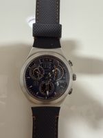 Swatch Irony Chronograph Edelstahl schwarz guter Zustand