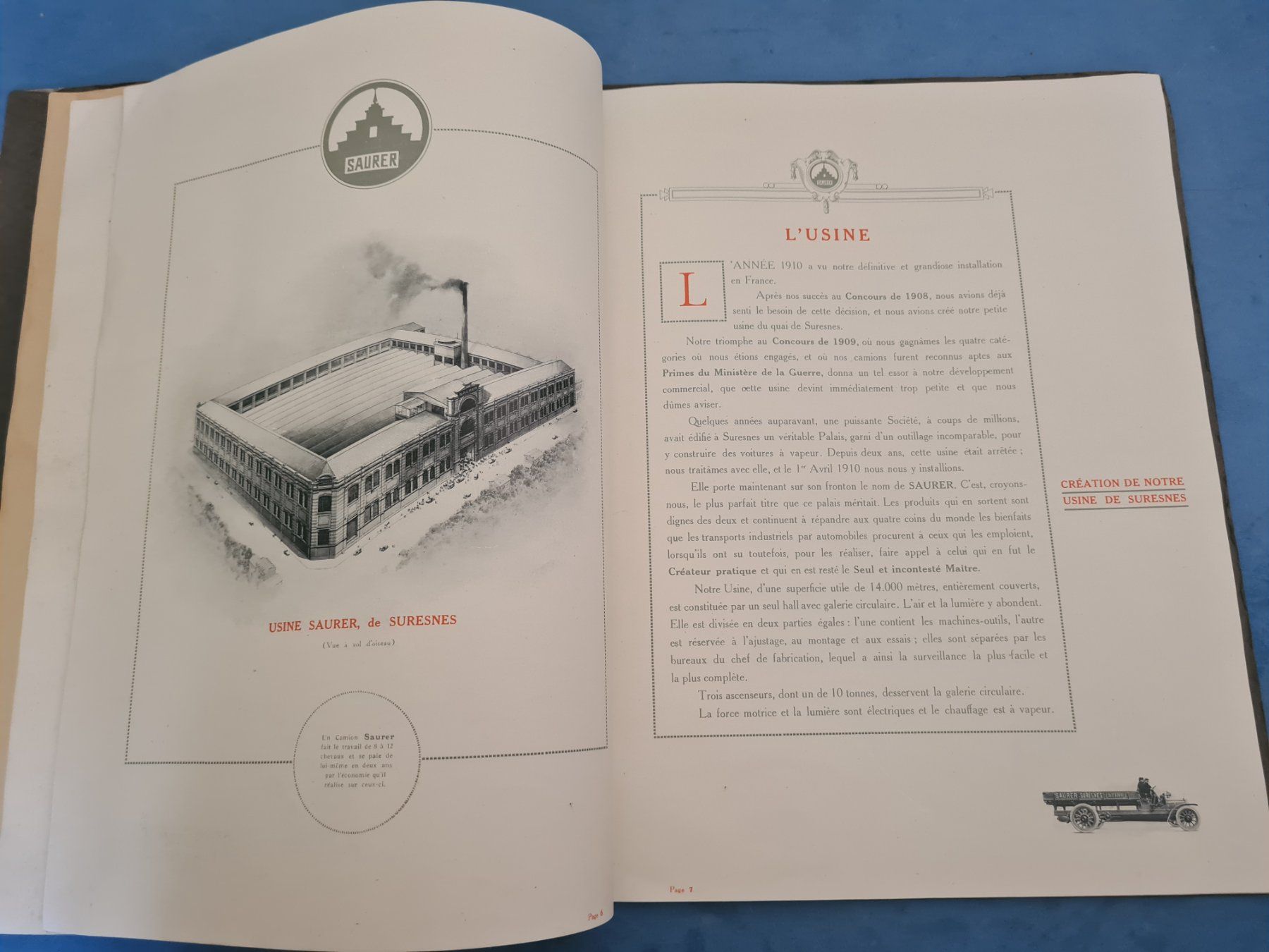 Saurer Documents: SAURER  PRE-WAR  BROCHURE  VINTAGE  COLLECTION – D'occasion à Bellevue par BURGOLMANIA 6