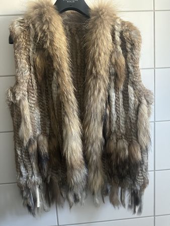 Gilet/Fellweste Kaninchen pelz