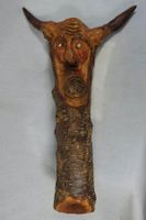 Echte Kriener Maske aus einen Holzast