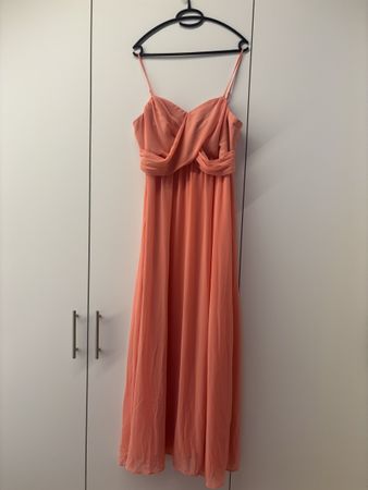 Abendkleid Koralle Grösse L NEU