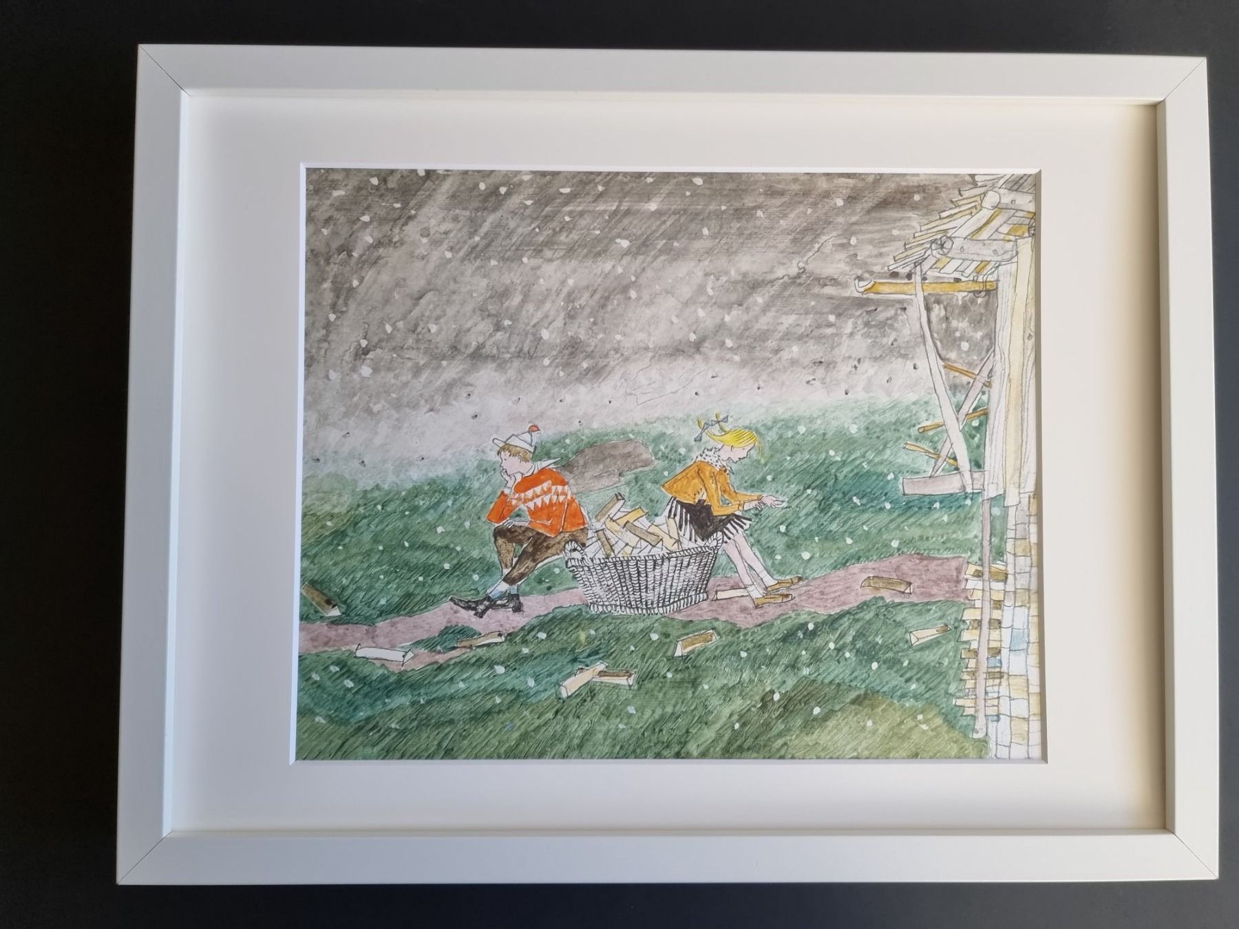 Poster & Bilder: ALOIS CARIGIET MIT  RAHMEN – Gebraucht aus Gersau von grafik-kunst