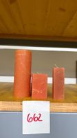 662 Posten Raureif Kerzen aus Liquidation