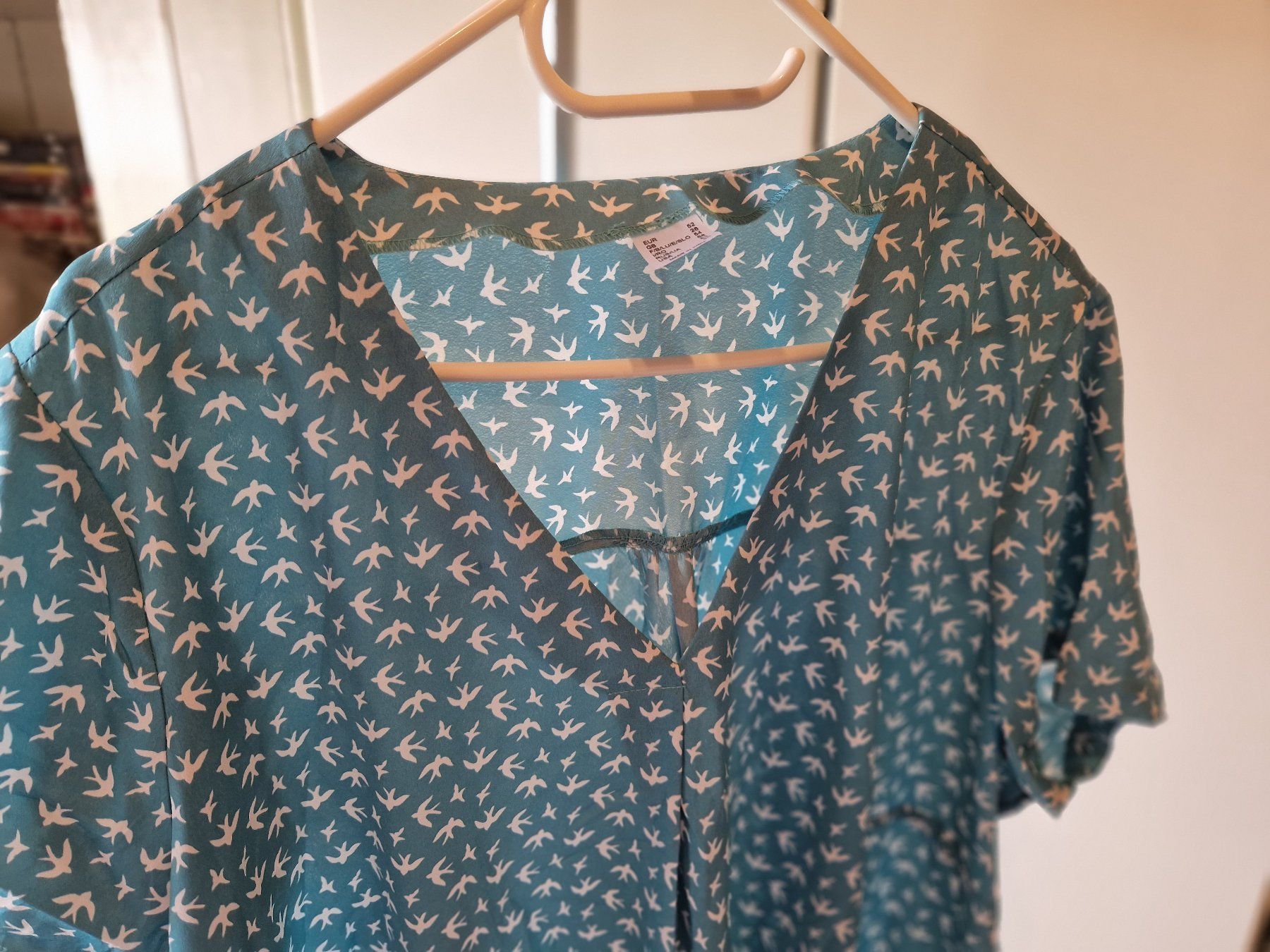 Chemisiers: Bluse Grün mir Weiss – D'occasion à Niederbipp par Trude04 1