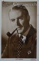Jack Warner (1895-1981) Schauspieler - Autogramm