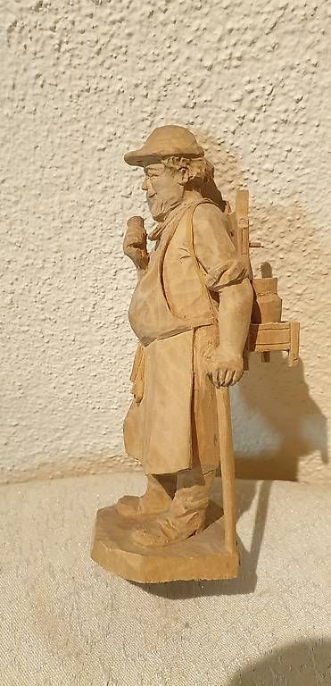 Sculture & Statue: Holzfigur geschnitzt Holzskulptur  – Usato da Uetliburg SG venduto da Stein414 1