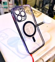 iPhone 12 Pro Max - coque cateye avec anneau magsafe violett
