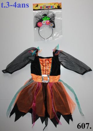 Costume sorcière / Hexe t. 3 - 4 ans
