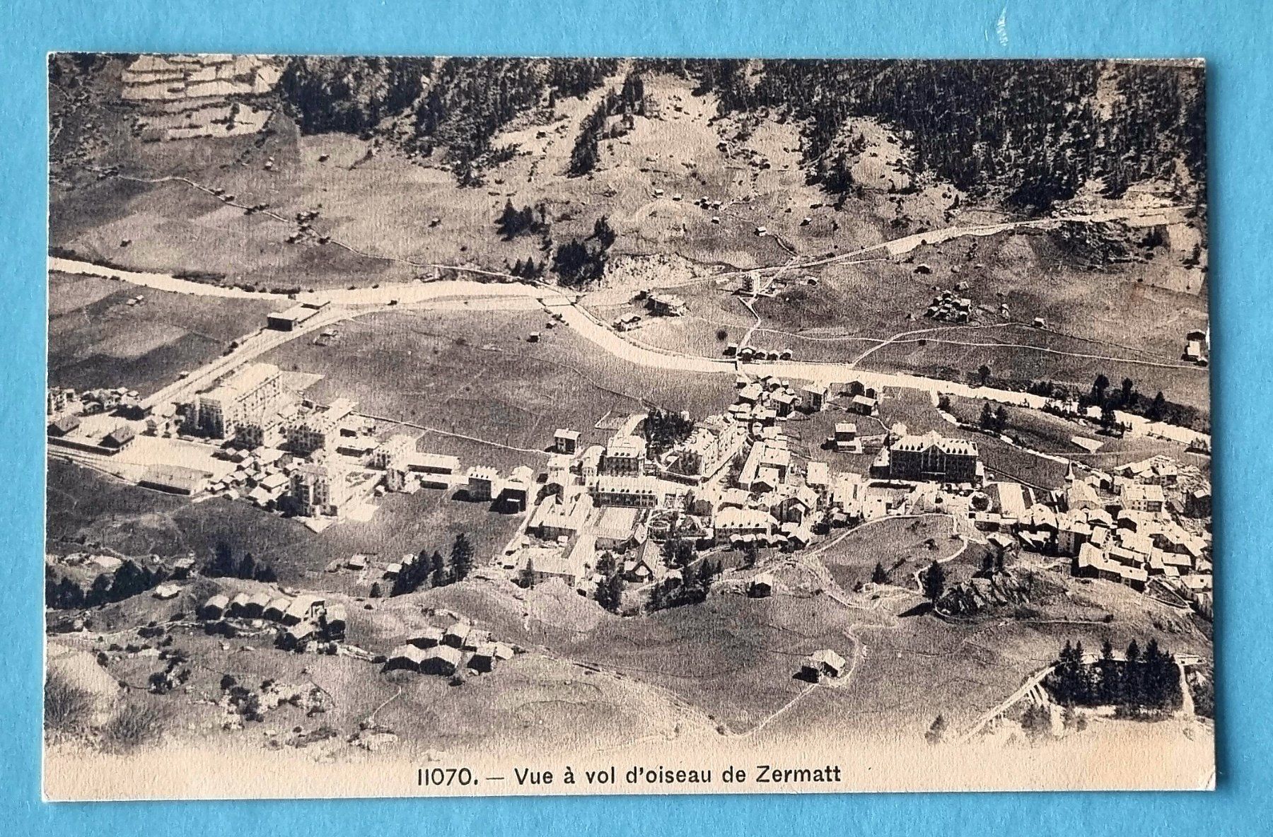 Ansichtskarten: Zermatt aus der Vogelperspektive – Gebraucht aus Rothrist von RROENK