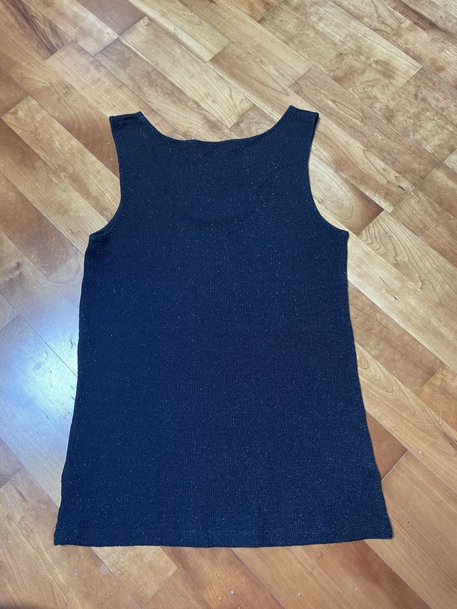 Tops: Sparkly Black Summer Tank Top, Size L – Neu (gemäss Beschreibung) aus Kriens von KathiC 2