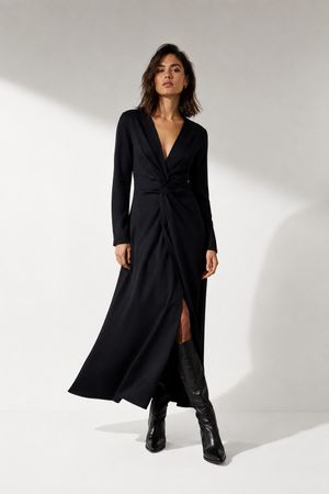 Massimo Dutti Black Dress