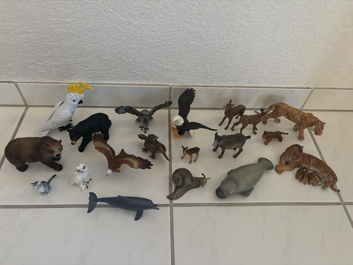 Bullyland Statuette: Diverse Tiere Papo Bully Schleich – Usato da Uetikon am See venduto da Winnieclaudia 1