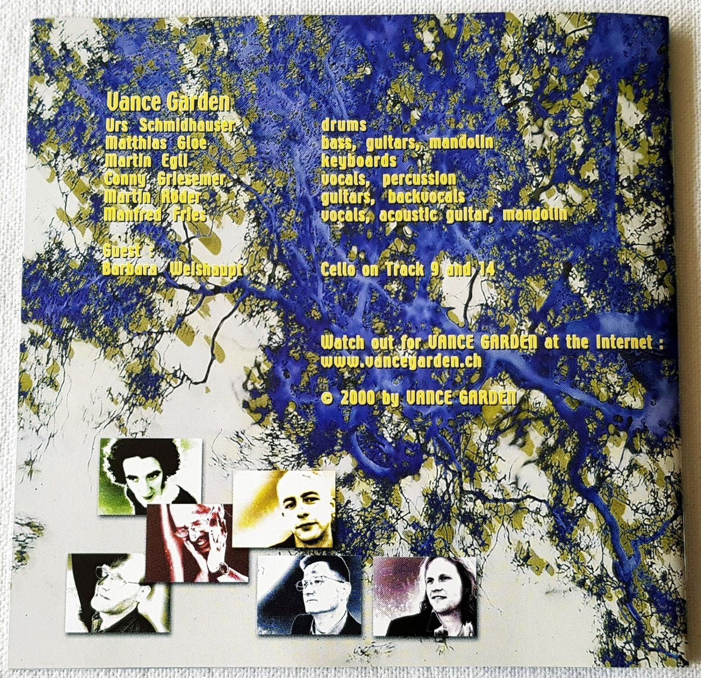 CD: Vance Garden - Closer - CD - 2000 - Switzerland First Press – Usato da Uster venduto da Zardodel 5