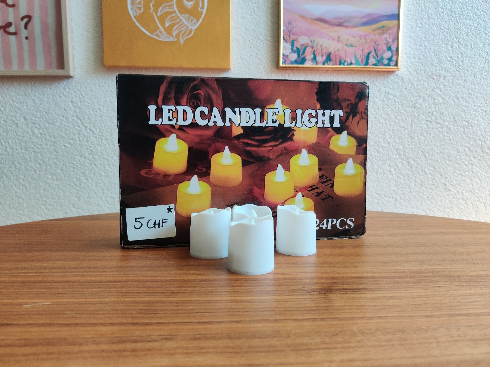 Bougies: Lot de 24 mini bougies LED - Ambiance chaleureuse – Neuf (Voir description) à Fribourg par cou_v62j