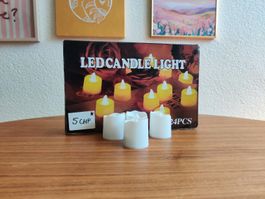 Lot de 24 mini bougies LED - Ambiance chaleureuse