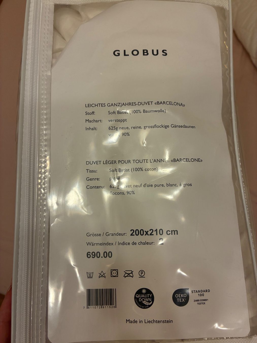 Globus Decken: Duvet 200x210cm – Gebraucht aus Zürich von Laura036 1