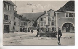 MOTIERS Centre du village animée
