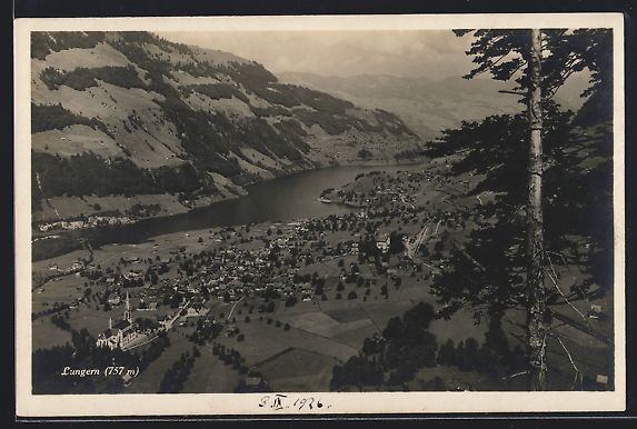Cartes postales: AK Lungern, Teilansicht mit Bergen – D'occasion à Berlin par bartko-reher
