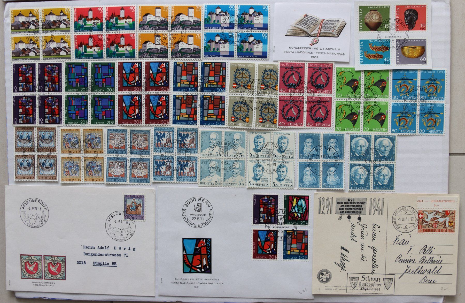 Tous les timbres: Briefmarken Pro Patria – D'occasion à Oberentfelden par lakipul 2