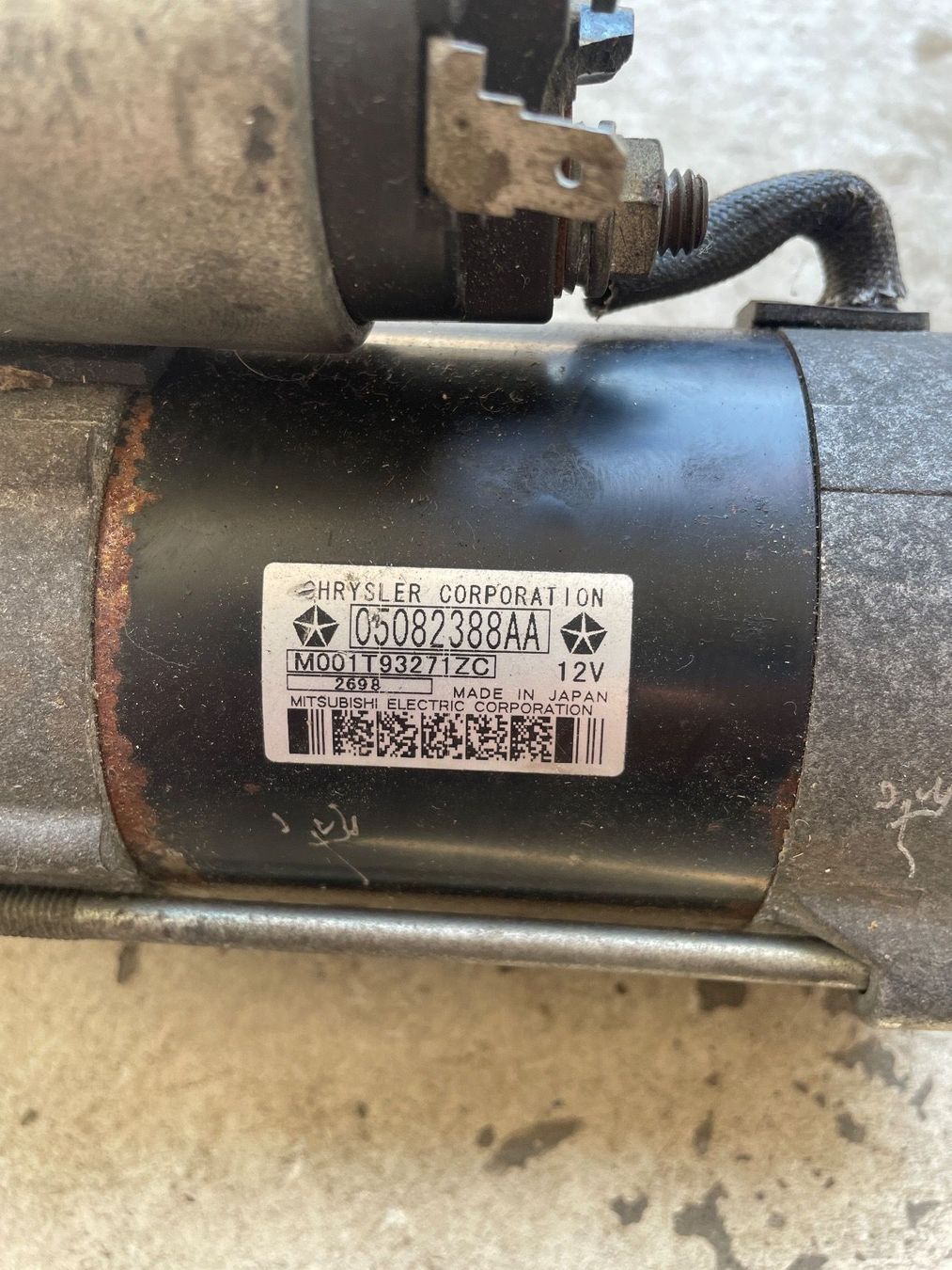 Dodge Tutti pezzi di ricambio auto: Anlasser Dodge – Usato da Staffelbach venduto da Corvair1