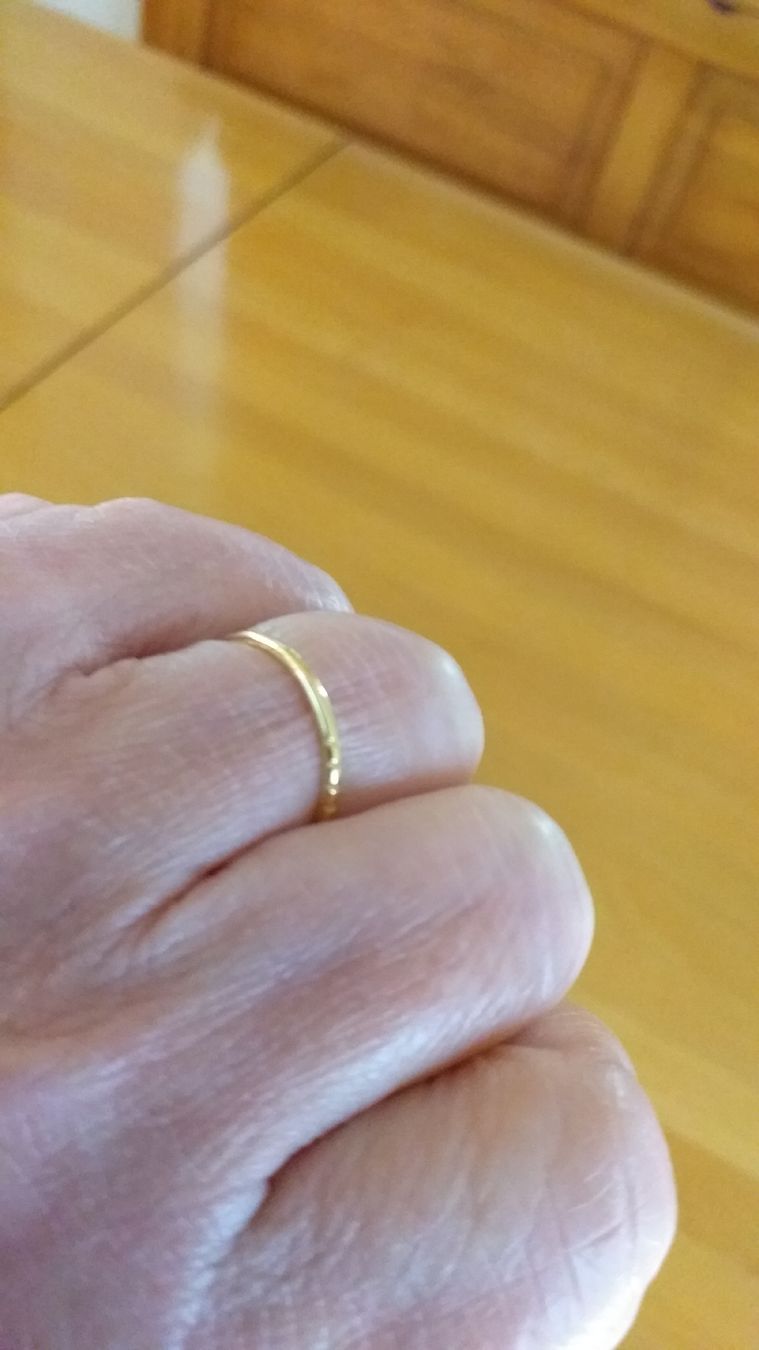 Christ Ringe: Gold Ring – Neu (gemäss Beschreibung) aus Wünnewil von 04Blume 1