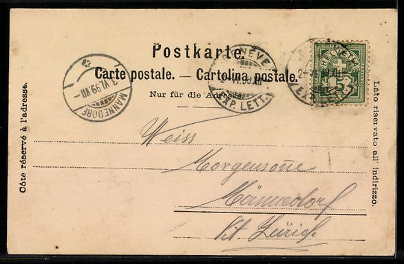 Cartoline postali: AK Genève, Le Port – Usato da Berlin venduto da bartko-reher 1
