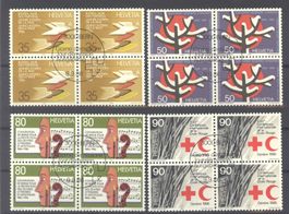 1986, Sonderpostmarken, Viererblöcke, ET