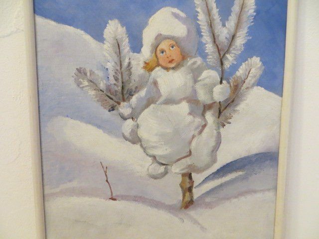 Foto & Immagini: HERZIGES WINTERBILD SIGNIERT "M. MESSERLI 1926" – Usato da Erlen venduto da urwa01 1
