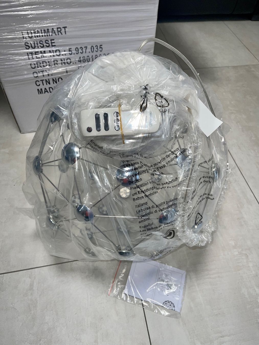 Lampadari & plafoniere: Lampe Kugel – Nuovo e nell'imballaggio originale da Aarau venduto da KorgPA 5