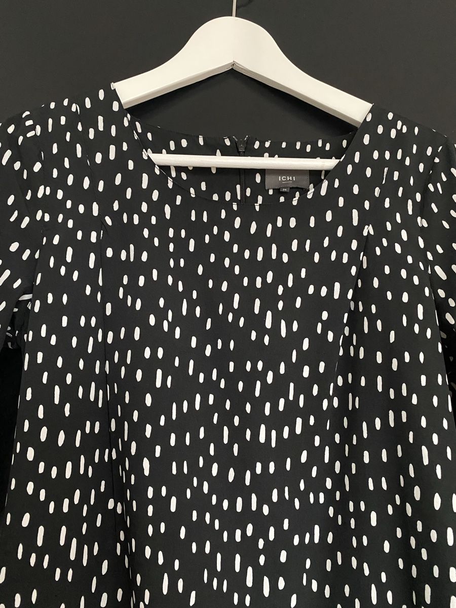Kleider: Dünnes Kleid schwarz mit weiss Gr. 34 – Neu (gemäss Beschreibung) aus Meggen von 6003Luzern 1