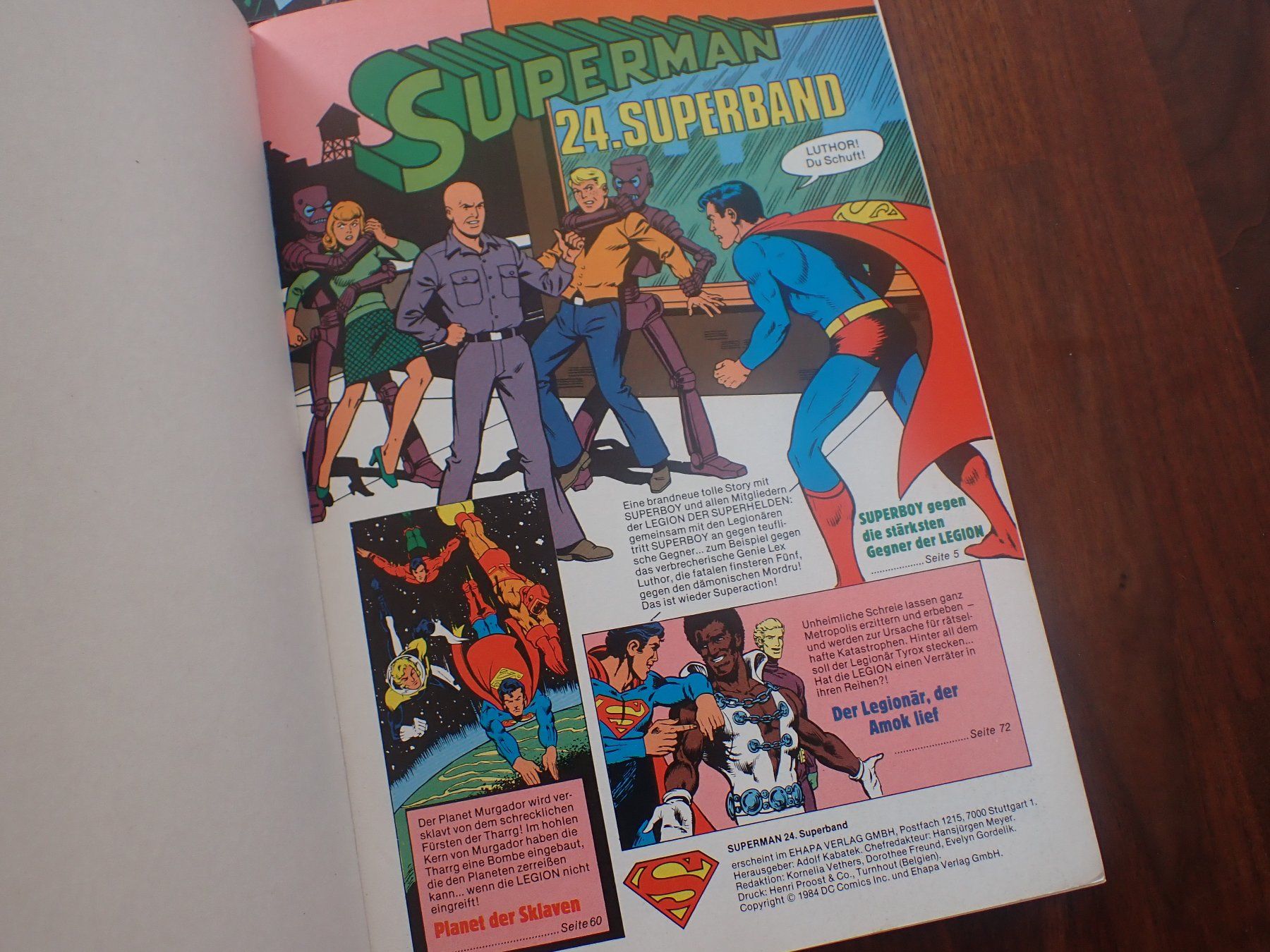 Comics: 5 alte Ehapa " SUPERMAN Superband " Comic Hefte / Alben – Gebraucht aus Geroldswil von boy5toy 7