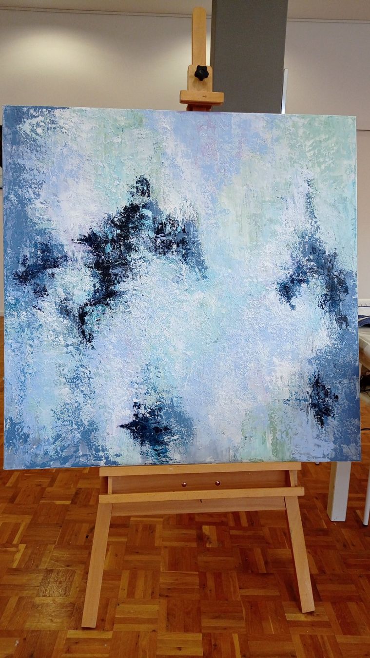 Gemälde: Abstraktes Acrylbild, modernes Wandbild, Unikat – Neu und originalverpackt aus Gattikon von uur_r86h 3