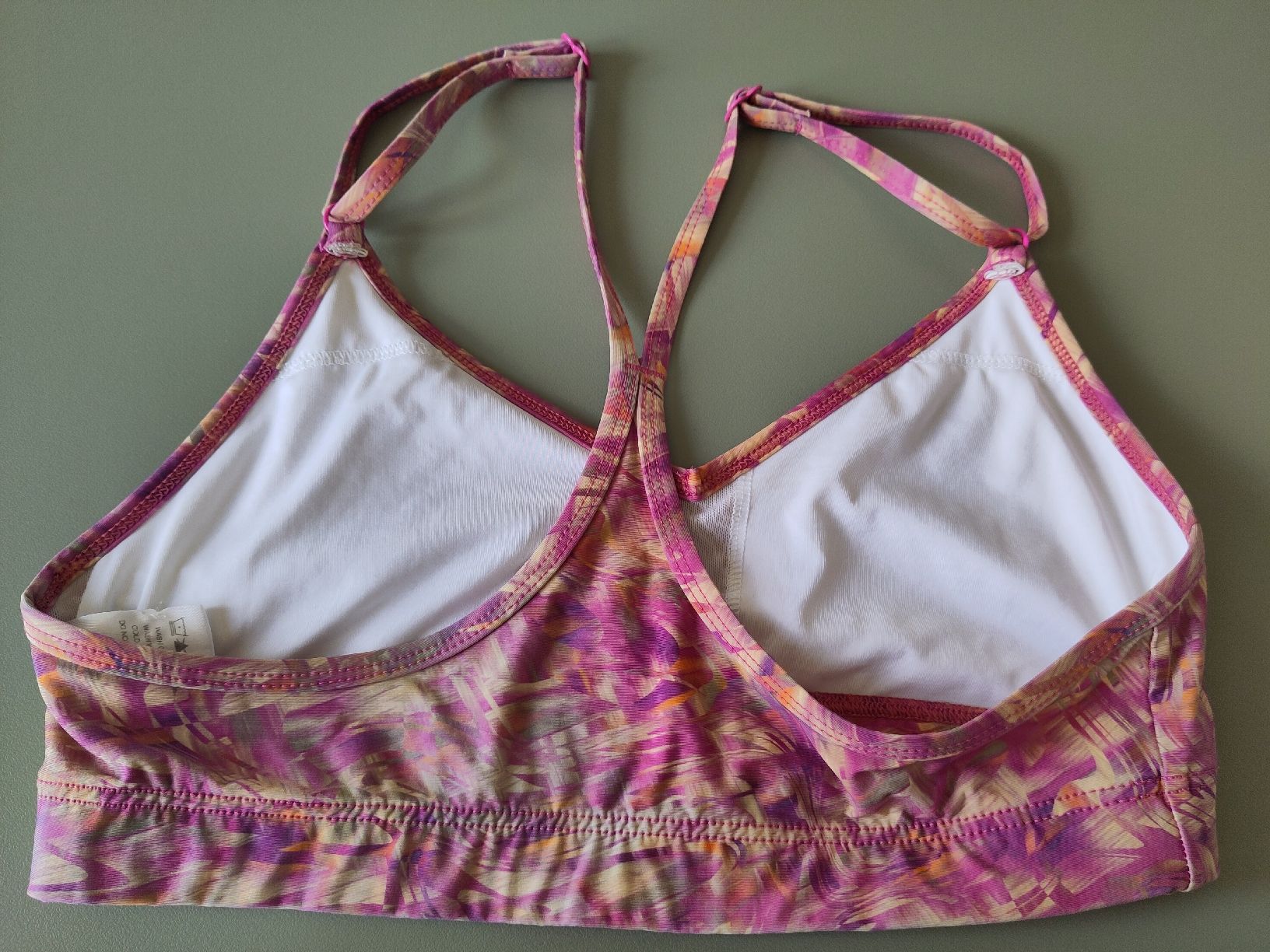 Top: Sport-BH, Bikinitop, running bare, rosa, M/S – Usato da Jona venduto da 2Schnapp 3