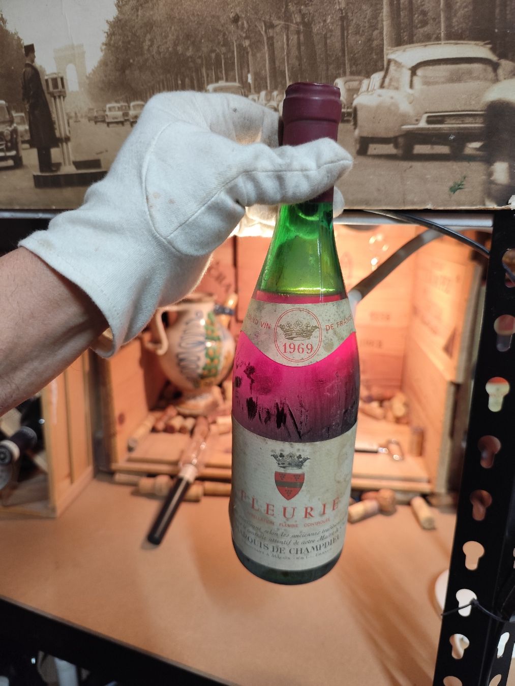 Vino: 1969 Fleurie Marquis de Champdieu – Nuovo (secondo la descrizione) da Büsserach venduto da Vintage-vins 5