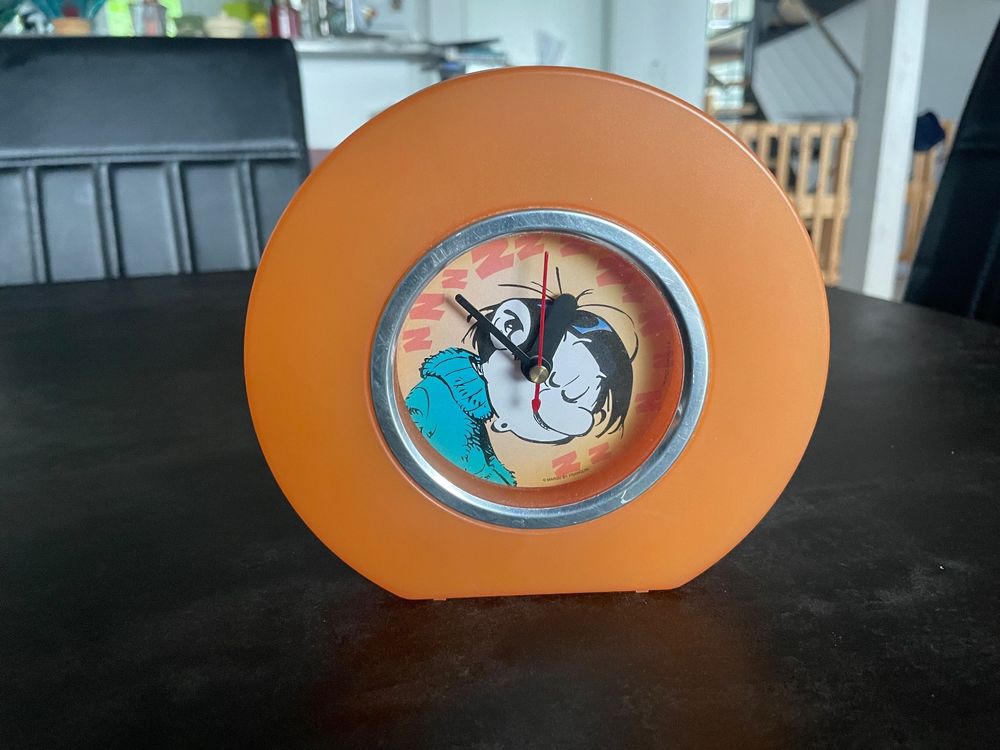 Lot Gaston Lagaffe Collection - Horloge + Statuette - Offert Aux Souscripteurs - Boîte D'origine