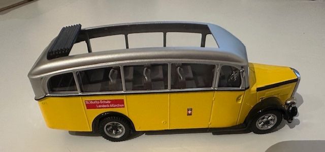 Saurer Modellini d'auto: Modellauto Saurer 3CT1D – Usato da Samedan venduto da Gischpel25