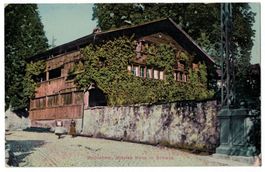Bethlehem, ältestes Haus in Schwyz, gelaufen 1918