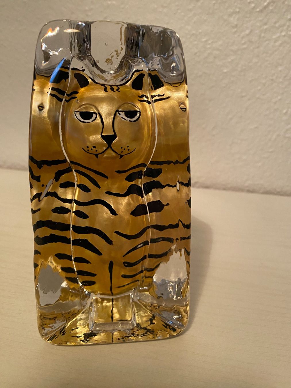 Statuette: Katzenfigur hinter Glas – Usato da Schlieren venduto da Trudyschoe