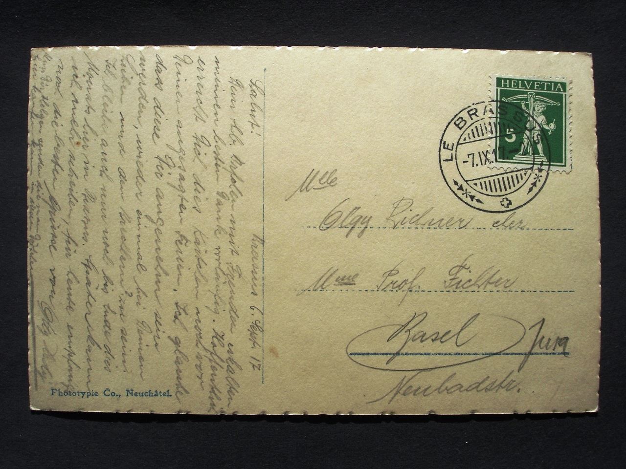 Cartoline postali: LE PONT Eglise et lac de Joux – Usato da Jona venduto da philajona 1