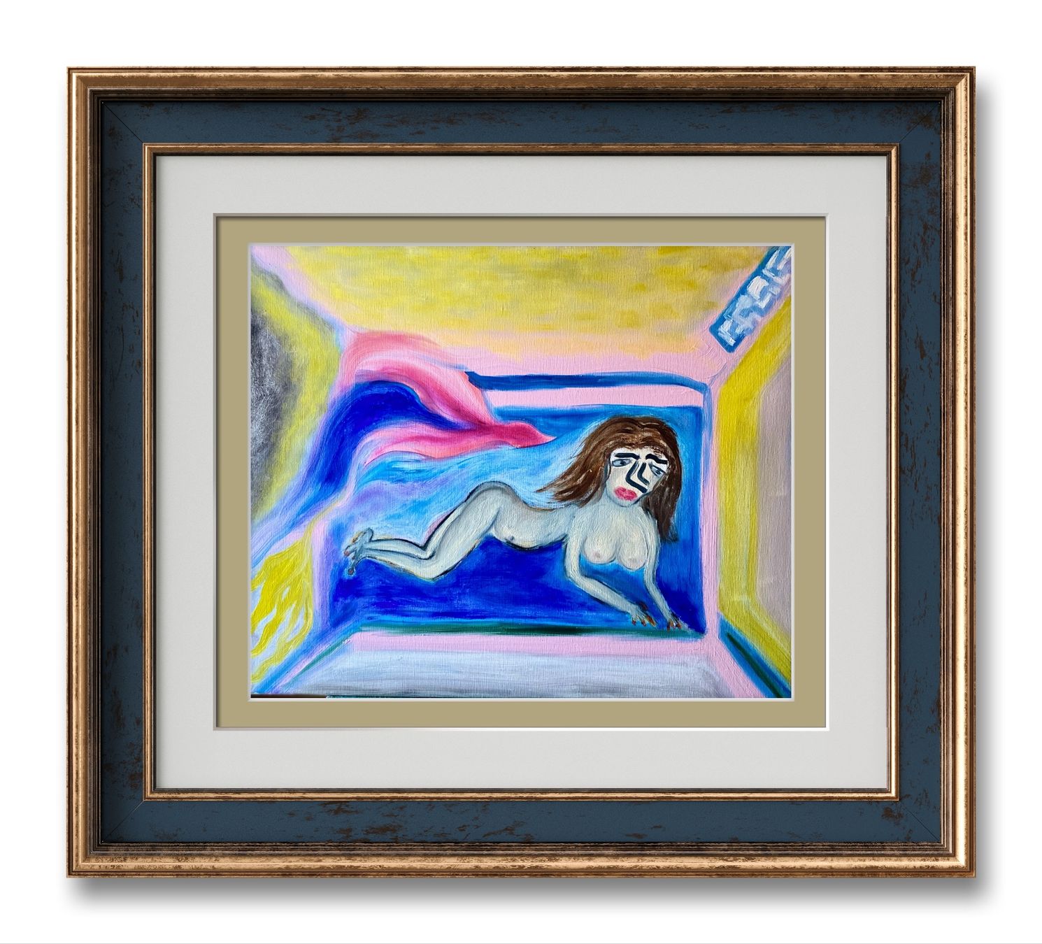 Gemälde: Die Jungfrau-Oil Bild Kunst Doks – Neu (gemäss Beschreibung) aus Beromünster von dok_b8mf 2