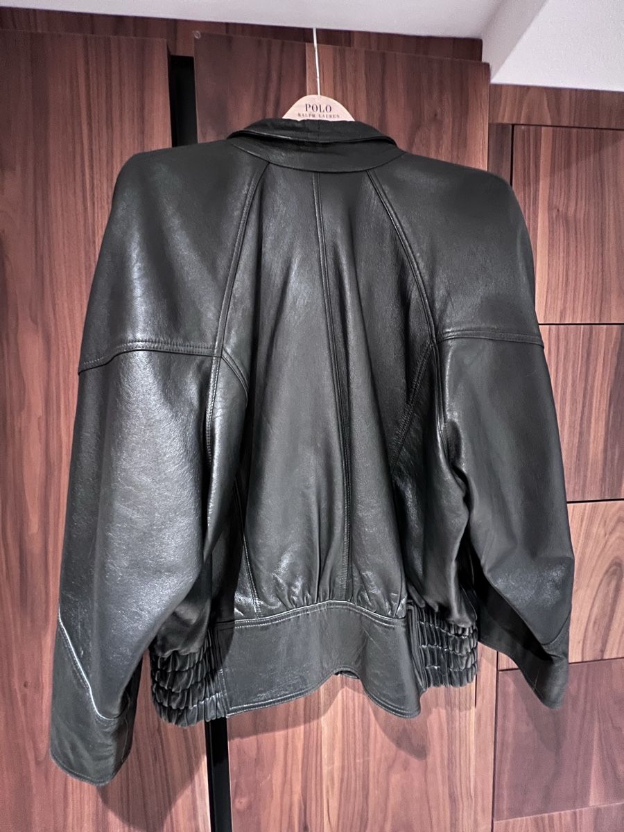Giacche: Lederjacke schwarz Echtleder mit Innenfutter gebraucht – Usato da Menziken venduto da Giulietta1 3