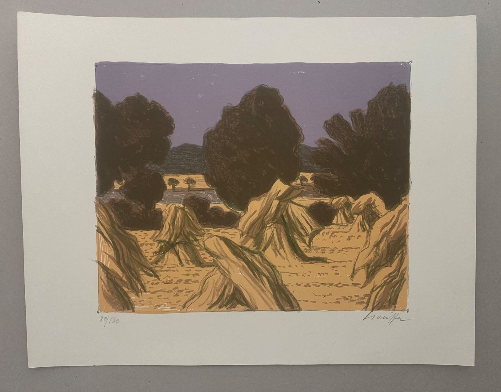 Grafiken & Lithographien: Fred Stauffer, handsigniert und nummeriert – Gebraucht aus Rain von Pic-Ass 1
