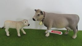 Schleich Kuh mit Kalb, neu und gebraucht, guter Zustand