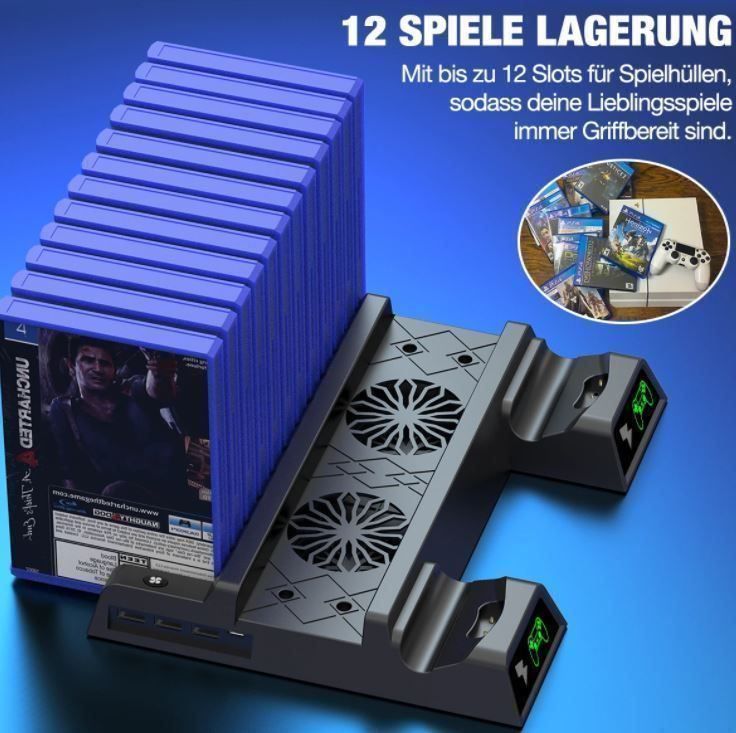 Console: PS4/PS4 Pro/PS4 Slim Vertikaler Kühlstän – Nuovo e nell'imballaggio originale da Unterägeri venduto da RmOnline 3