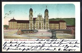 Maria Einsiedeln, Stift mit goldenen Fen