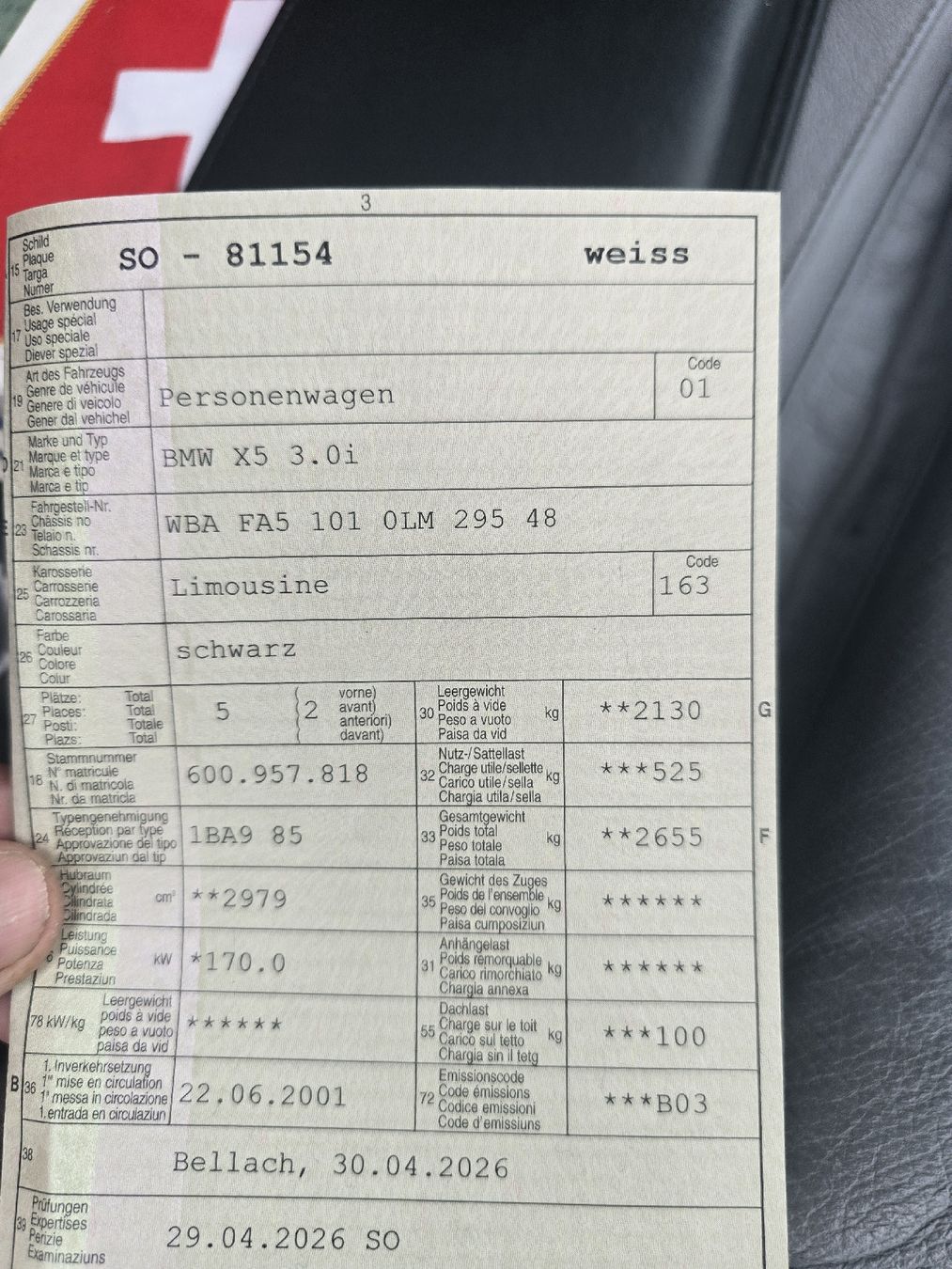 BMW Automobili: BMW X5 e53 3.0i – Usato da Hersiwil venduto da lambretta86 3